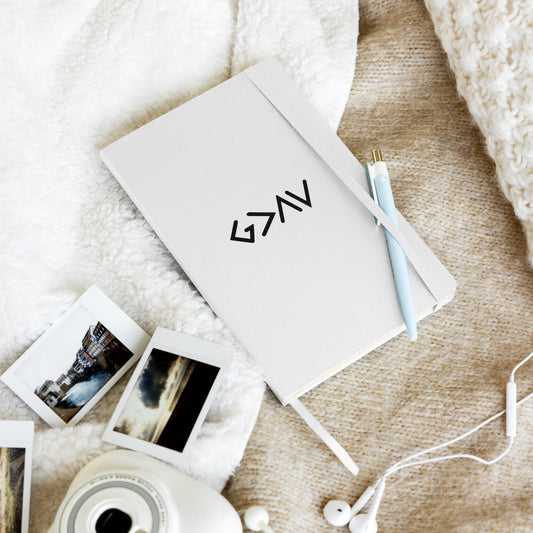 God Is Greater Than The Highs and Lows | Minimalist Hardcover Notebook