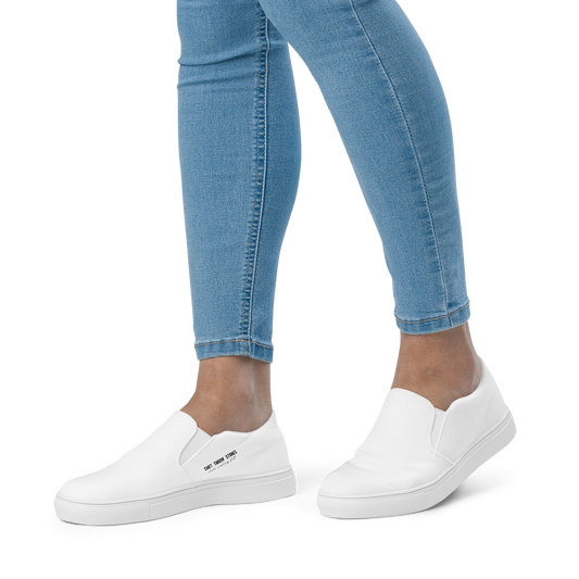 Women’s Slip-On Canvas Shoes | Can’t Throw Stones While Washing Feet